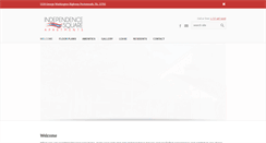 Desktop Screenshot of independencesquare-apts.com
